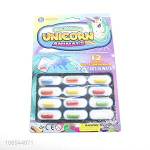 Unique Design Cute Unicorn Magic Grow Capsule Toy