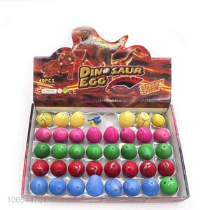 Wholesale 40 Pieces Colorful Dinosaur Egg Toy