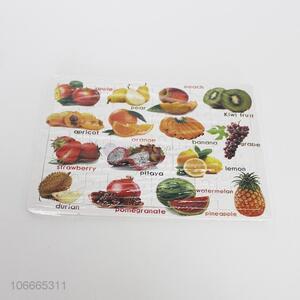 Wholesale custom 60 pieces fruit puzzle jigsaw puzzle