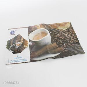 Custom 4+4 Plastic Placemat Set Best Table Mat