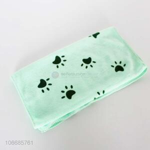 Cute design animal paw print pattern towel face wash towel