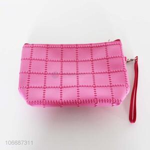 New arrival fashion deluxe women pu cosmetic bag