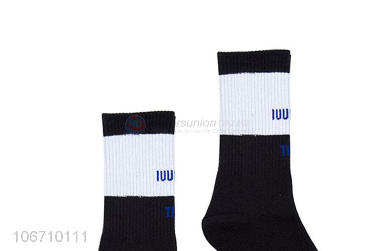 Premium Quality Comfortabl Mid Calf Crew Cotton Mens Fashion Socks