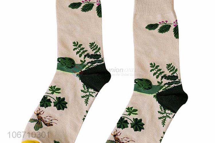 Wholesale Price Creative Men Socks Cotton Mid-Calf Long Socks