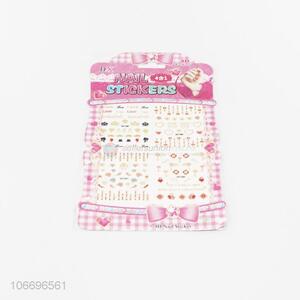 New Fashion Nail Accessory PVC Colorful Nail Sticker