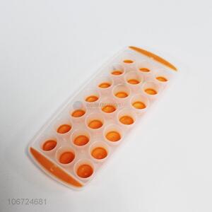 Low price 21 holes plastic silicone ice cube tray