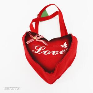 Promotional elegant heart shaped <em>nonwovens</em> basket <em>nonwovens</em> <em>crafts</em>