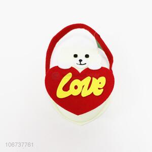 Low price heart shaped <em>nonwovens</em> basket <em>nonwovens</em> <em>crafts</em>