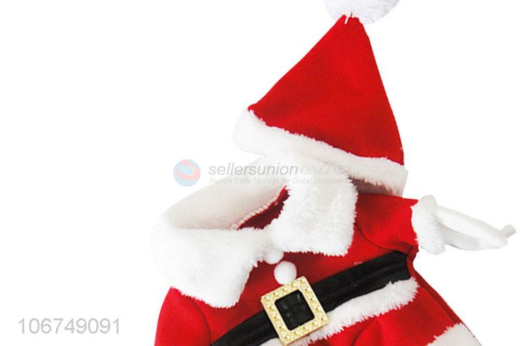 New Design Dog Santa Claus Cloth Christmas Coat Popular Design Dog Winter Cloth