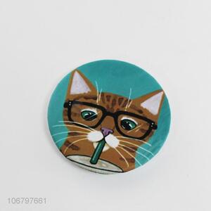 Wholesale Cartoon Cat Pattern Double Sided Mirror