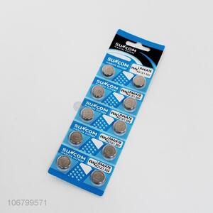 Good quality 10pcs AG13 button cell batteries