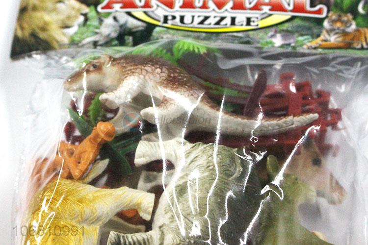 Wholesale Educational Animal Model DIY Puzzle Toy