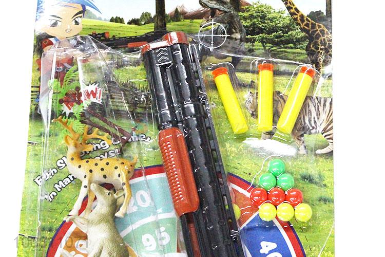 New Style Plastic Gun With Simulation Animal Set Toy