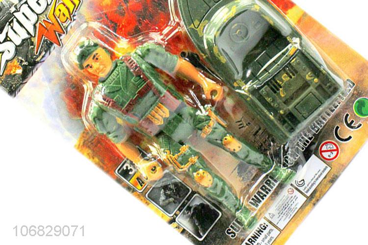 Credible quality military model toys mini plastic soldier toys