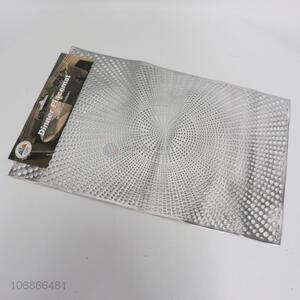 Wholesale rectangular laser cut pvc dinner mat pvc placemat