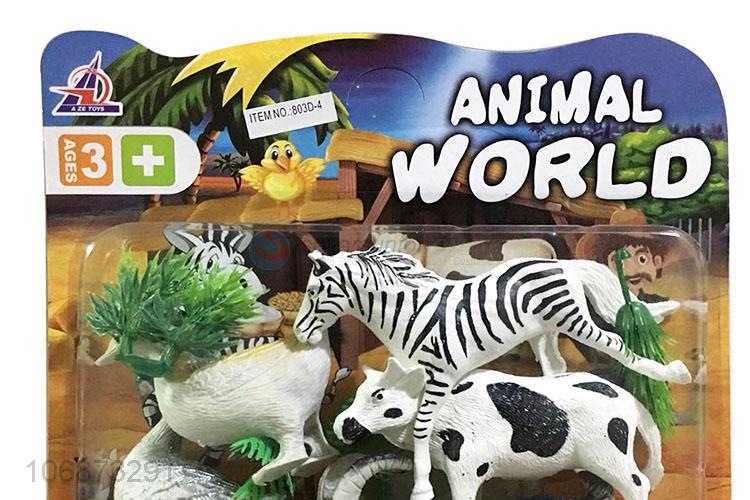 Best Sale Plastic Farm Animal Model Toy Set