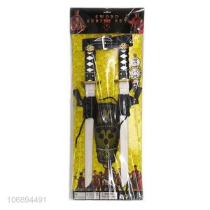 New Style Plastic Double Ninja Sword Role-Playing Set