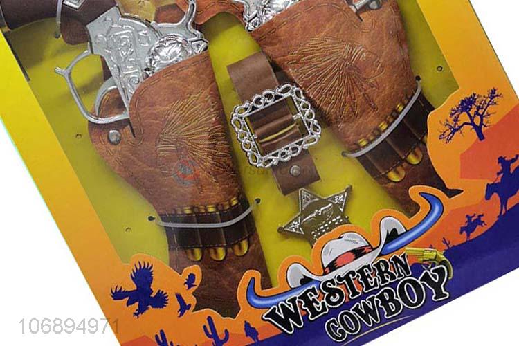 Classic Design Six-Shooter Cowboy Gun Set For Kids