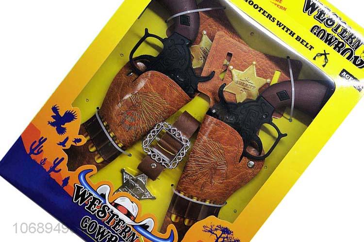 Good Quality Black Six-Shooter Cowboy Gun Set