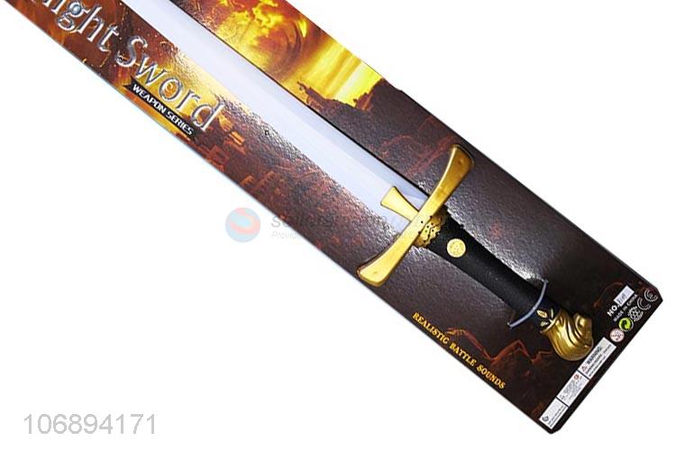 Fashion Plastic Knight Sword With Realistic Battle Sound