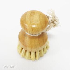 Custom natural handheld wood kitchen cleaning dish pot brush