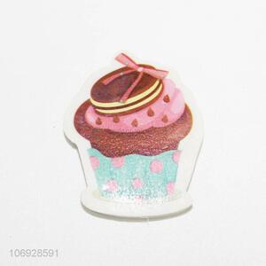 New products flat cupcake eraser tpr material eraser