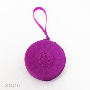 Wholesale Portable Round Silicone Coin Purse