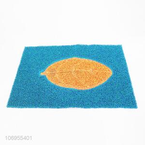 Wholesale fashion rectangular pvc floor <em>mat</em> with leaf pattern