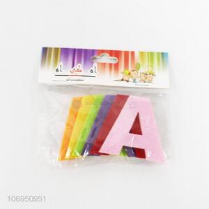 Best Selling 6 Pieces Decorative Letters Felt Sticker