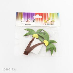 Custom 2 Pieces Coconut Tree Shape DIY Felt Sticker