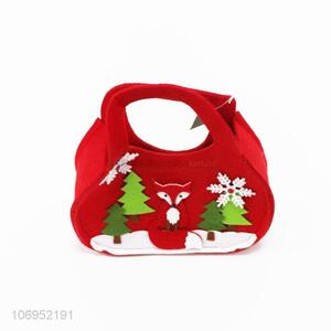 Popular design Christmas cartoon felt basket gifts basket