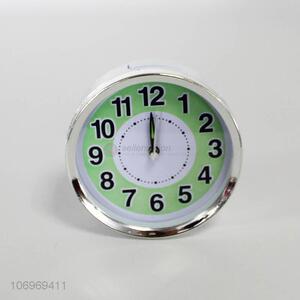 Promotional round quartz alarm clock luminous desk clock