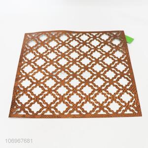 Delicate Design Metallic Leather PVC Placemat