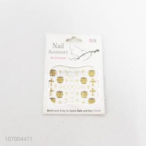 Best selling 3D nail wraps nail stickers nail accessories