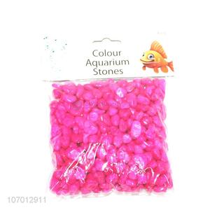 Wholesale cheap 400g rose red <em>aquarium</em> stone for decoration