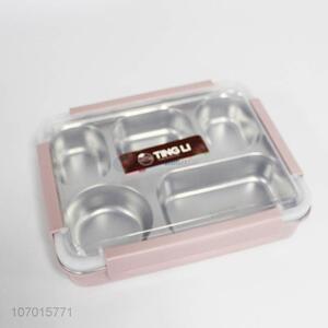 New leakproof plastic stainless steel bento lunch box 4 compartment for kids