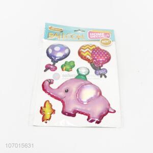 Good sale 3D cartoon elephant puffy pvc sticker for children