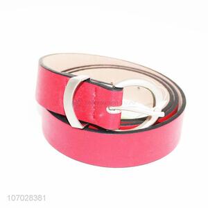 Excellent quality plain wide women pu material belt