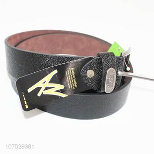 High Quality Men PU Leather Belt With Metal Pin Buckle