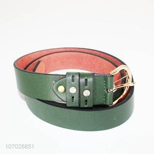 Wholesale Factory Metal Buckle Belts Lady Pu Leather Women Belt