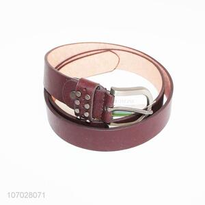 Factory wholesale stylish men's pu leather belt