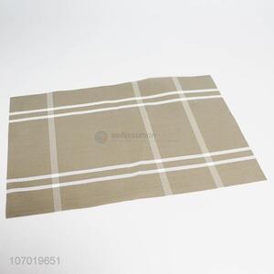 Custom Dining Table Mat PVC Plastic Material Woven Placemat