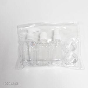 Hot sale 5pcs empty transparent cosmetics spray bottle set