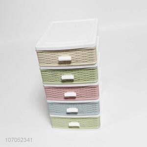 Best selling high-grade multi-use 5 tier plastic storage drawer