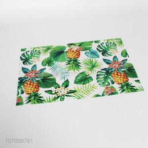 New Fashion Fruit Pineapple Printing Household Rectangle PVC Placemat