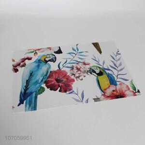 Best Creative Kitchen Accessory Parrot Pattern PVC Placemats