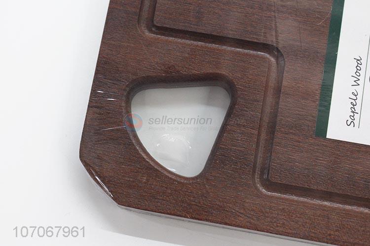 Top Quality Sapele Wood Cutting Board Kitchen Chopping Board