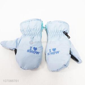 Hot selling children waterproof snow ski gloves winter warm gloves