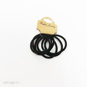 Factory Direct Sale Black Elastic Hair Ties Hair Accessories