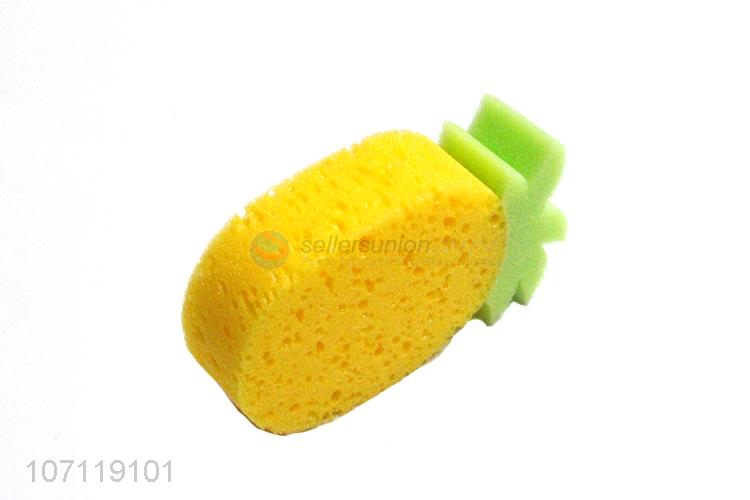 New products lovely pineapple shape children bath sponge exfoliating sponge